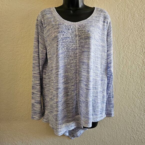 Akemi + Kin Space Dye Textured Lightweight Sweater - Picture 2 of 11